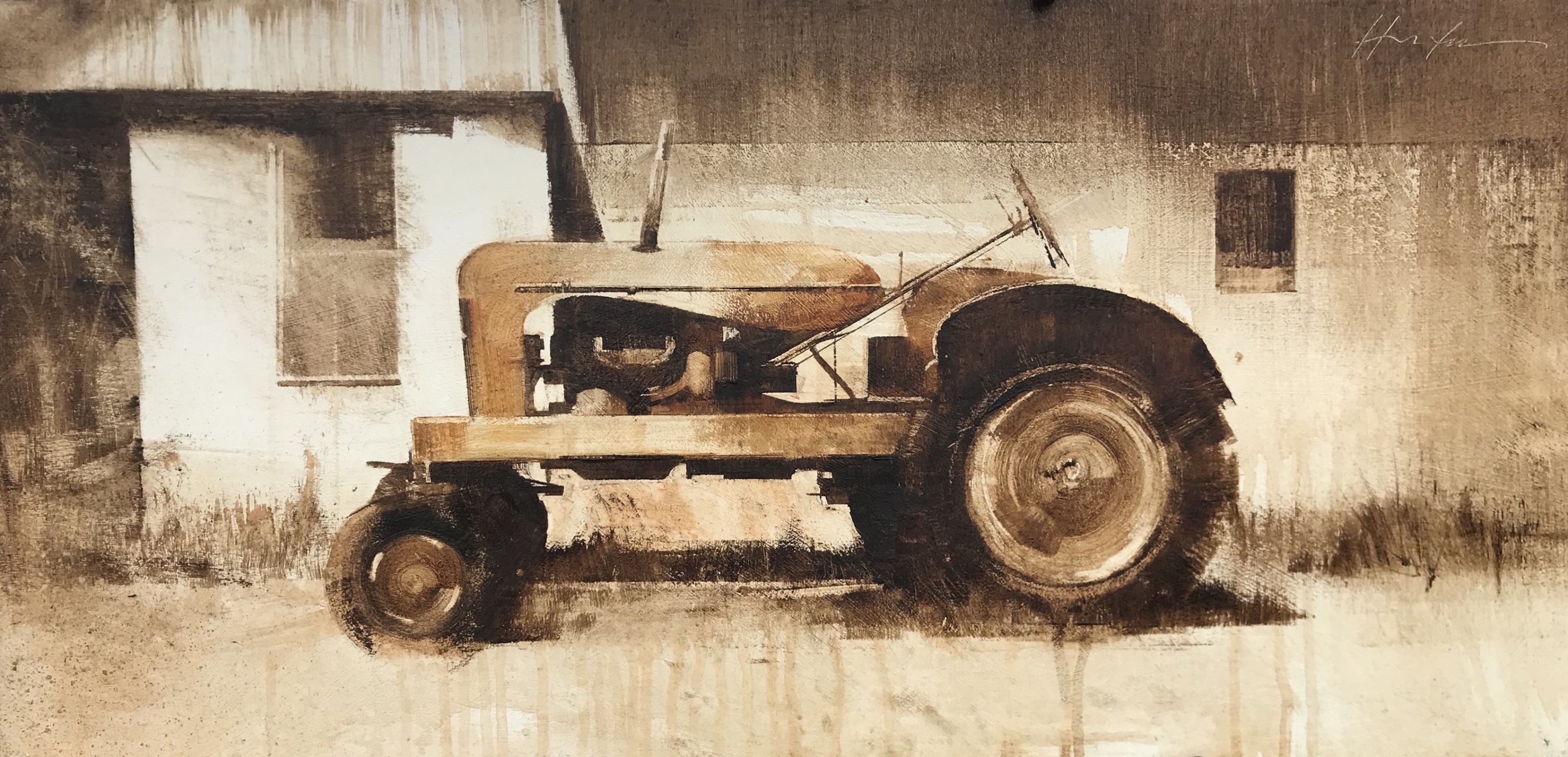 Oil painting techniques - Charlie Hunter - ArtistsOnArt.com