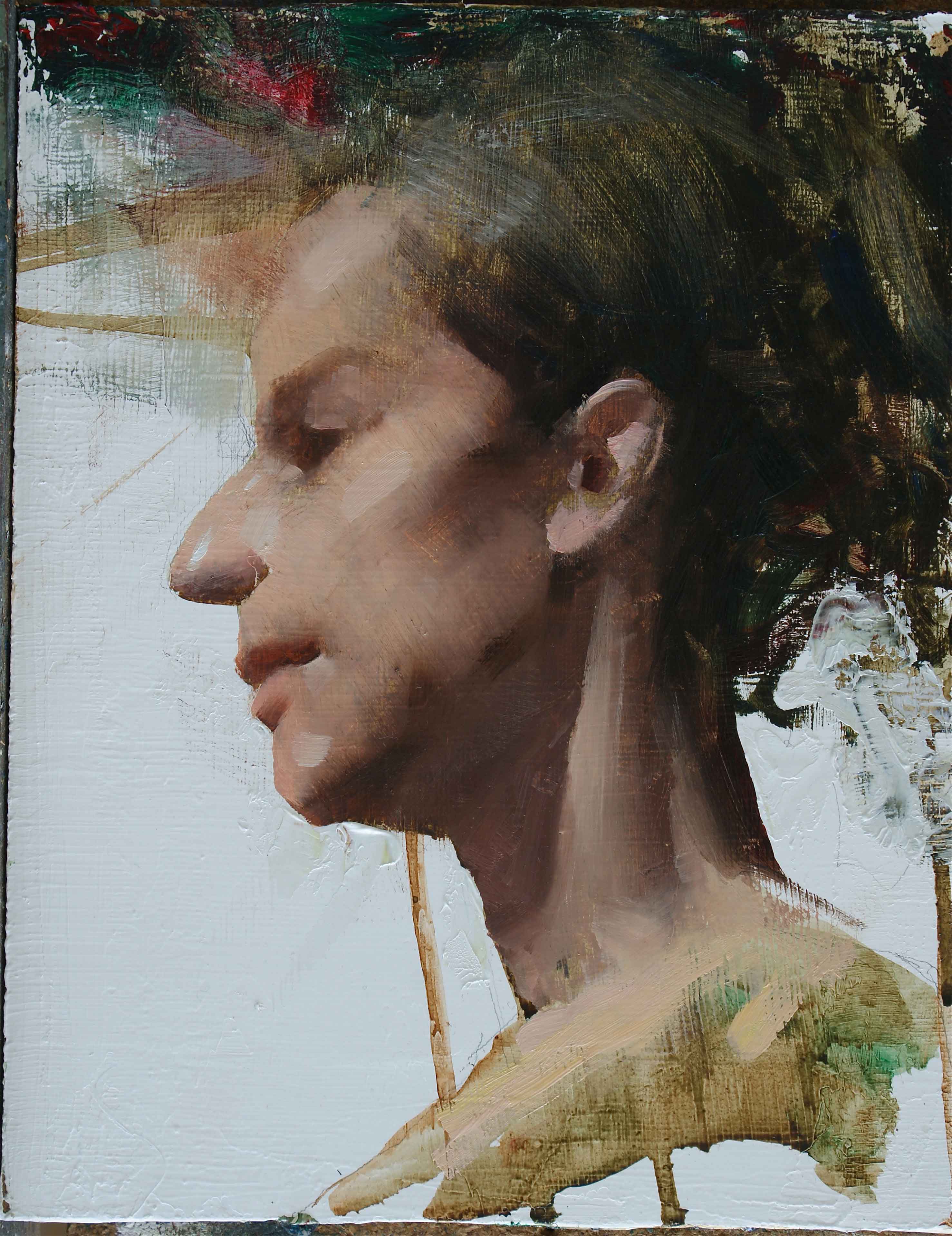 Daniel Sprick, portrait study