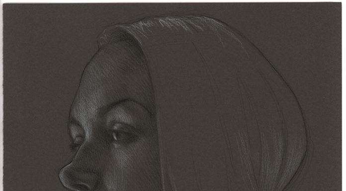 Drawing on toned paper - Daniel Maidman - RealismToday.com