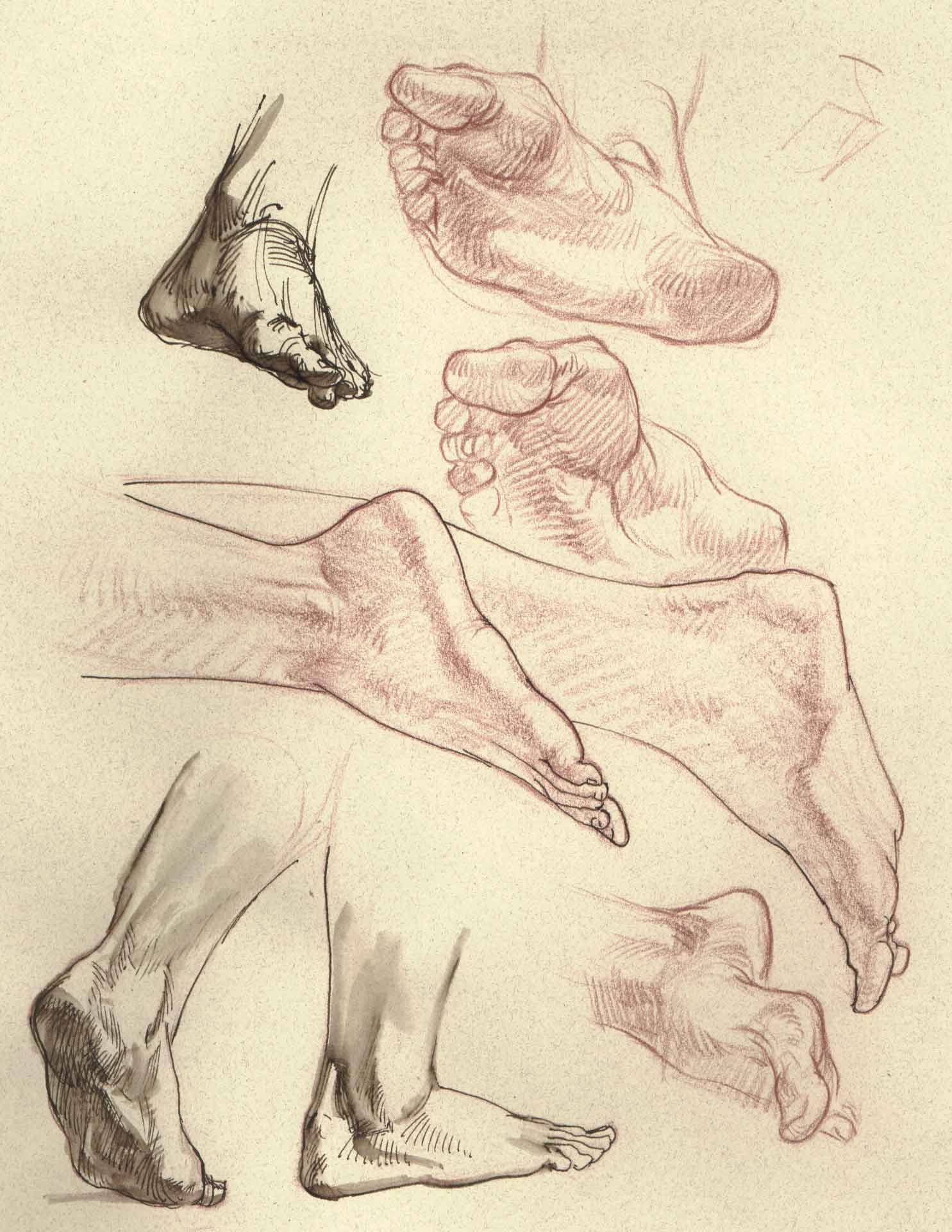 Figure Drawing: How to draw feet - RealismToday.com