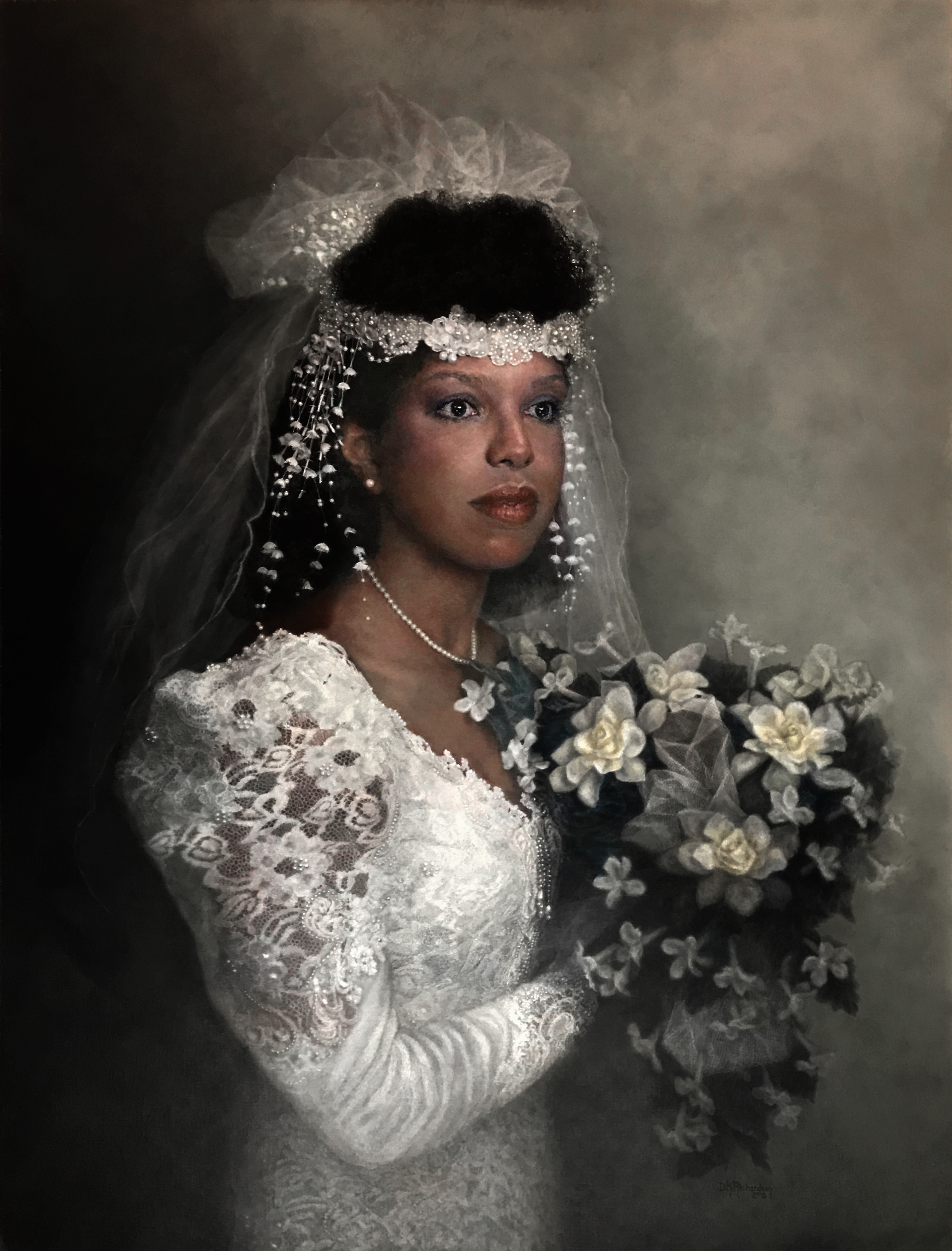 Bridal Portrait Painting - RealismToday.com