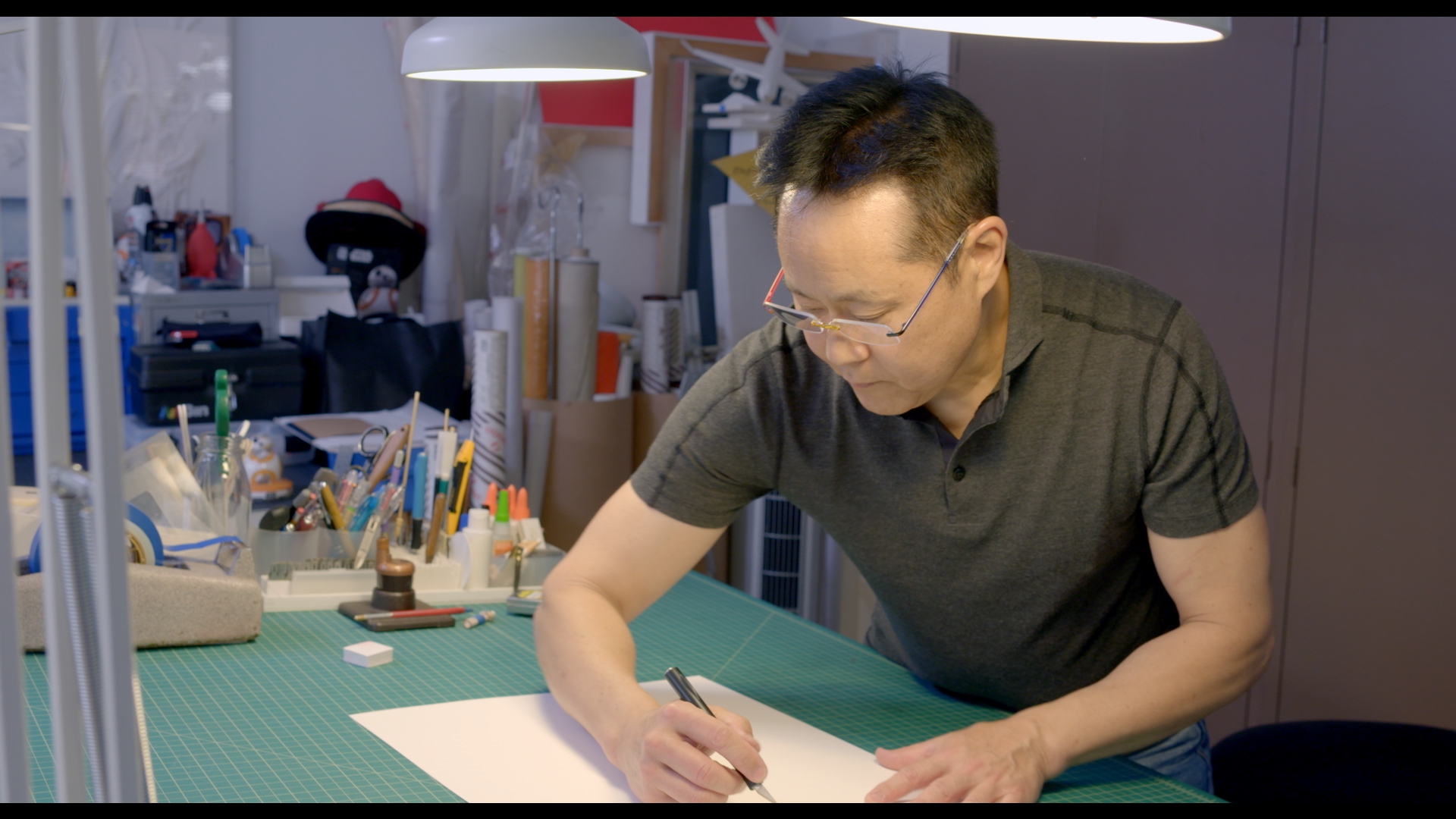 Movies for Artists - Jeff Nishinaka working in Somewhere in the Middle