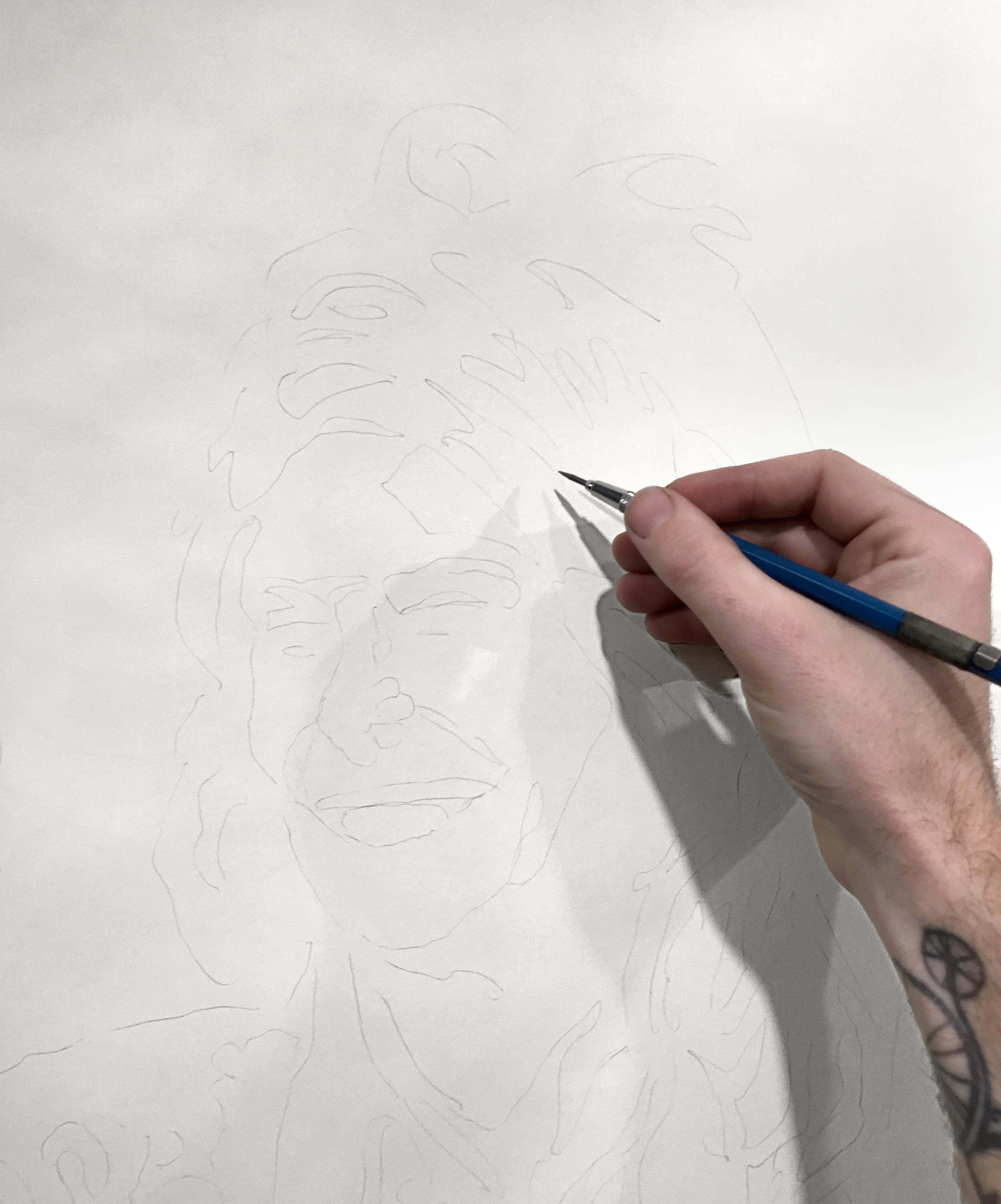 Underdrawing techniques