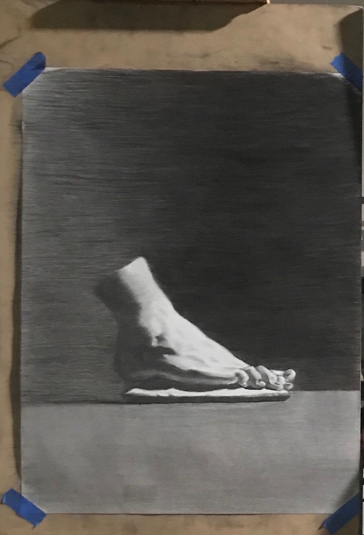 Drawing the feet