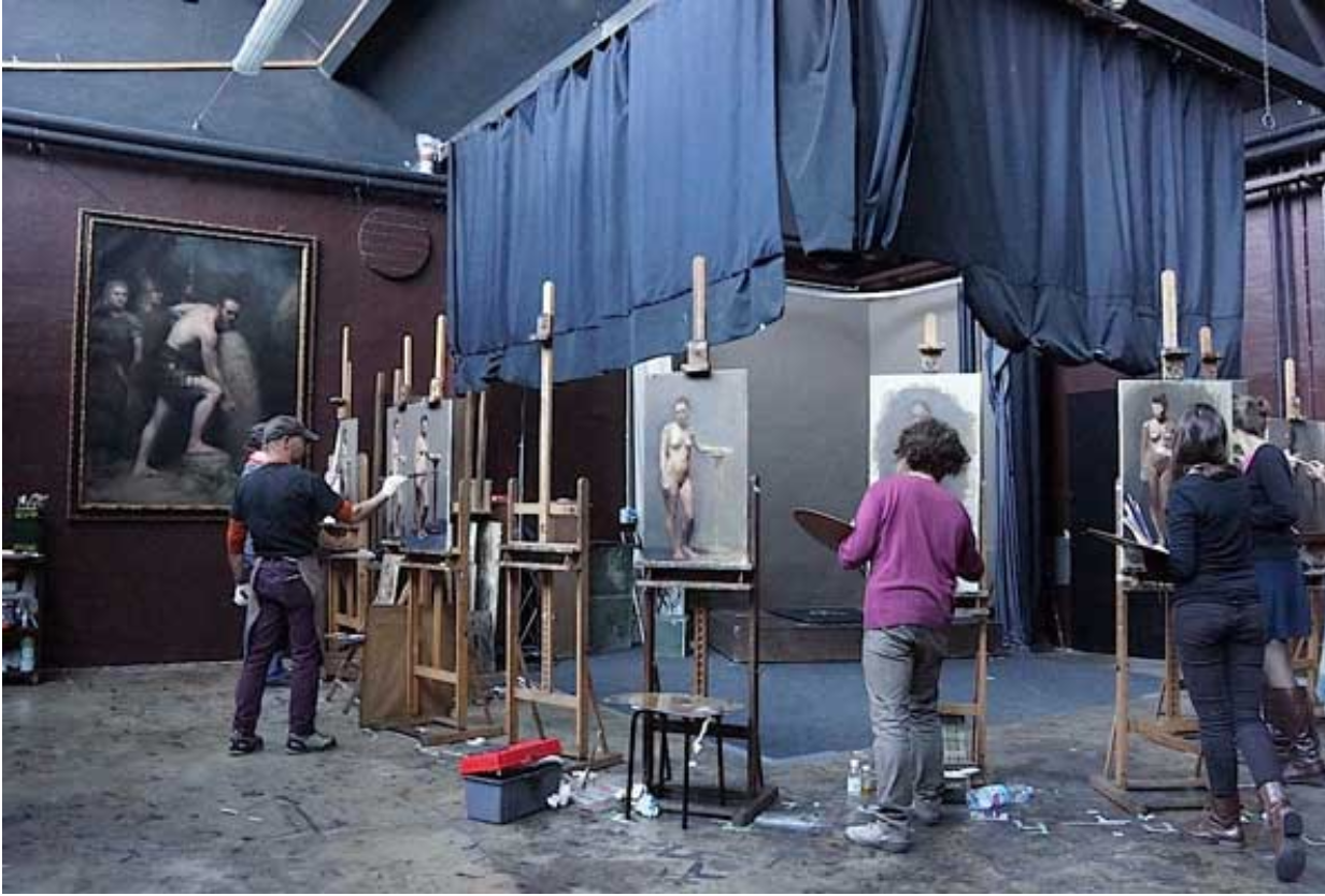 Classical painting techniques Florence Academy - RealismToday.com