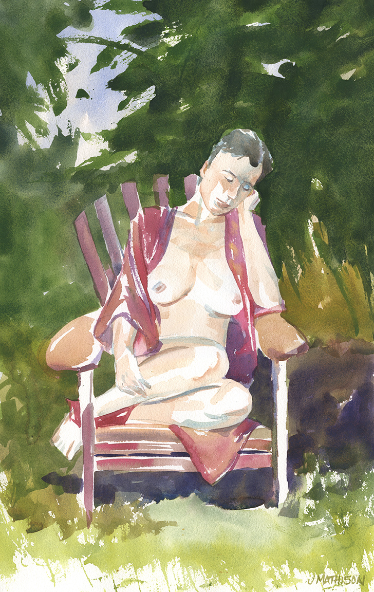 Painting the figure outdoors - Jeff Mathison - RealismToday.com