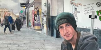 painting the homeless James Earley - RealismToday.com