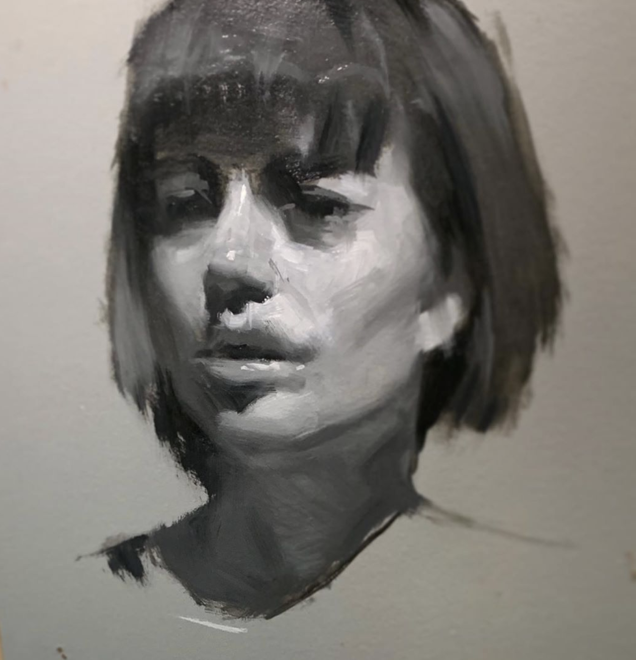 Portrait drawing - Dominique Medici - RealismToday.com