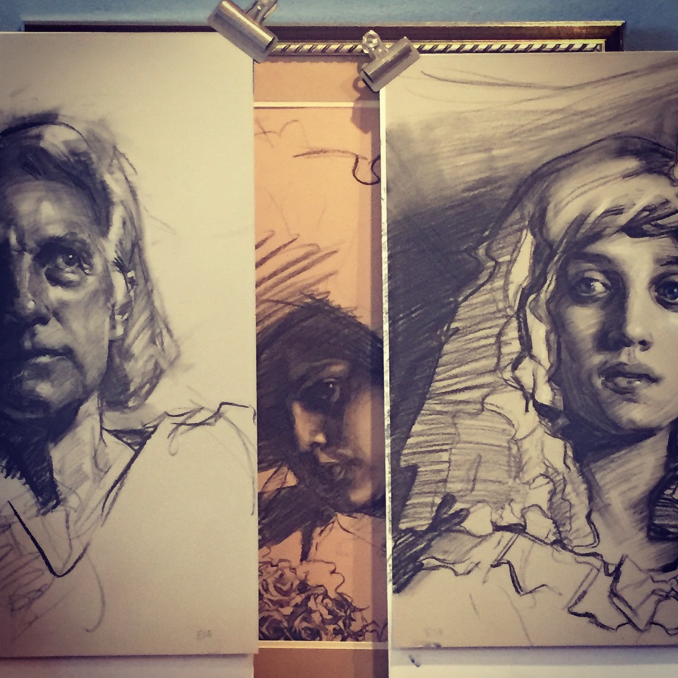 Charcoal Portraits full of Expressions and Emotions | Portrait sketches, Portrait  drawing, Charcoal portraits