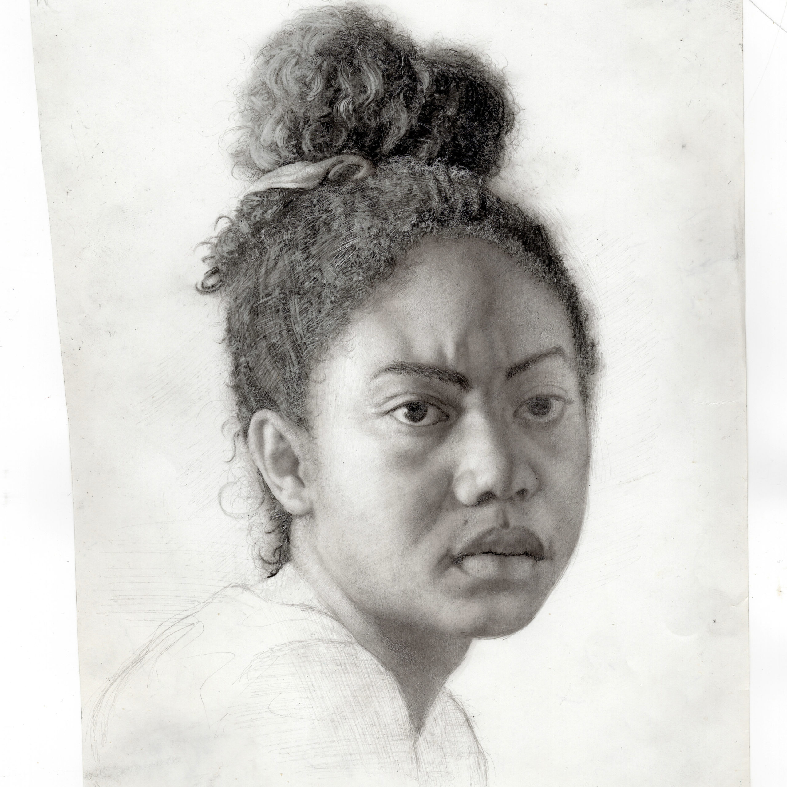 Contemporary realism portrait drawings