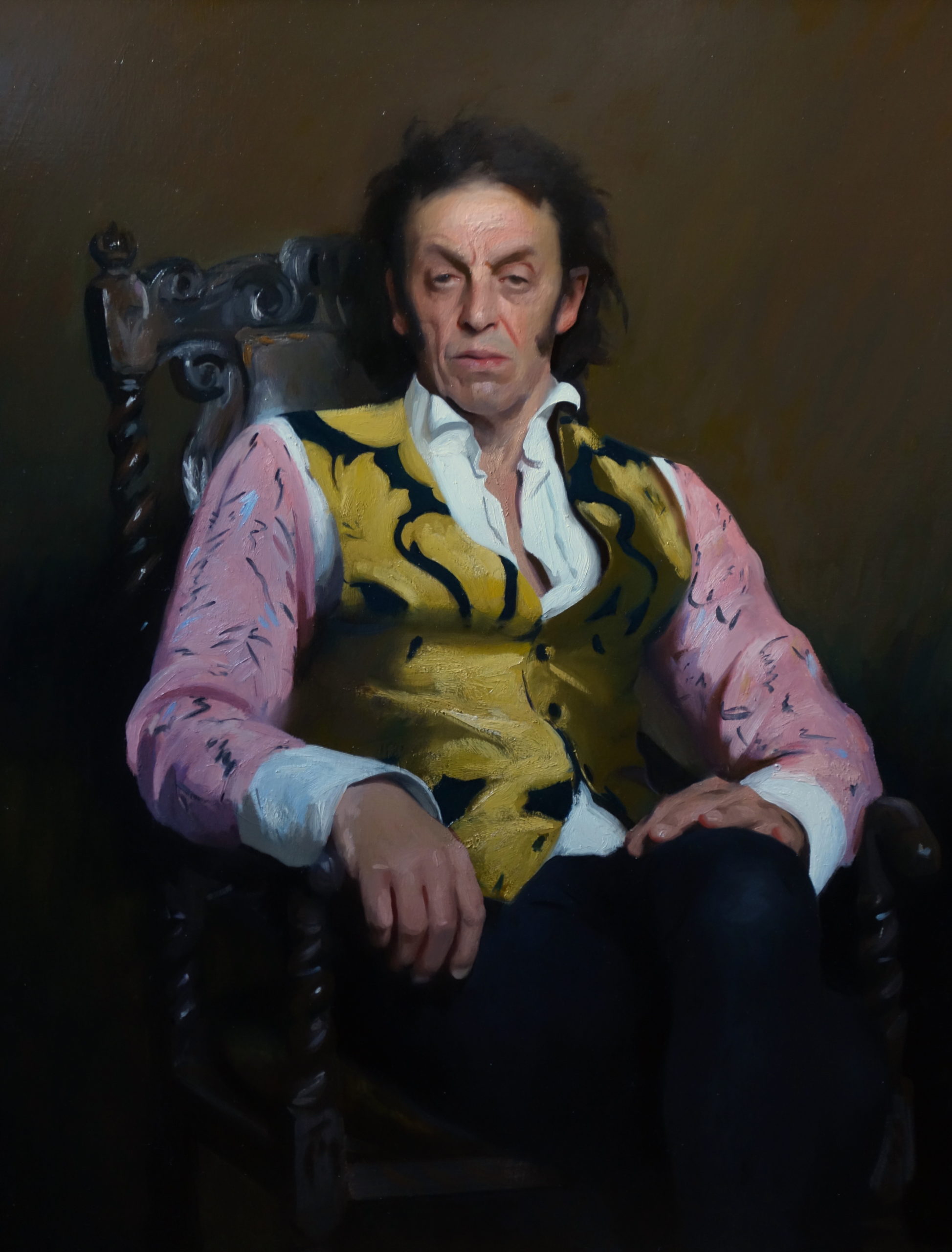 Contemporary realism portrait painting