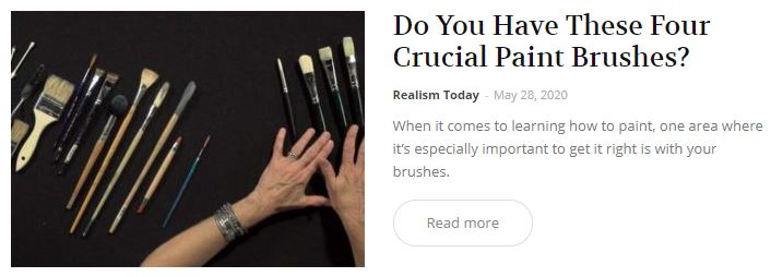 Do You Have These Four Crucial Paint Brushes?