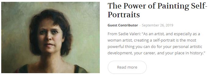 Power of Painting Self Portraits - Sadie Valeri
