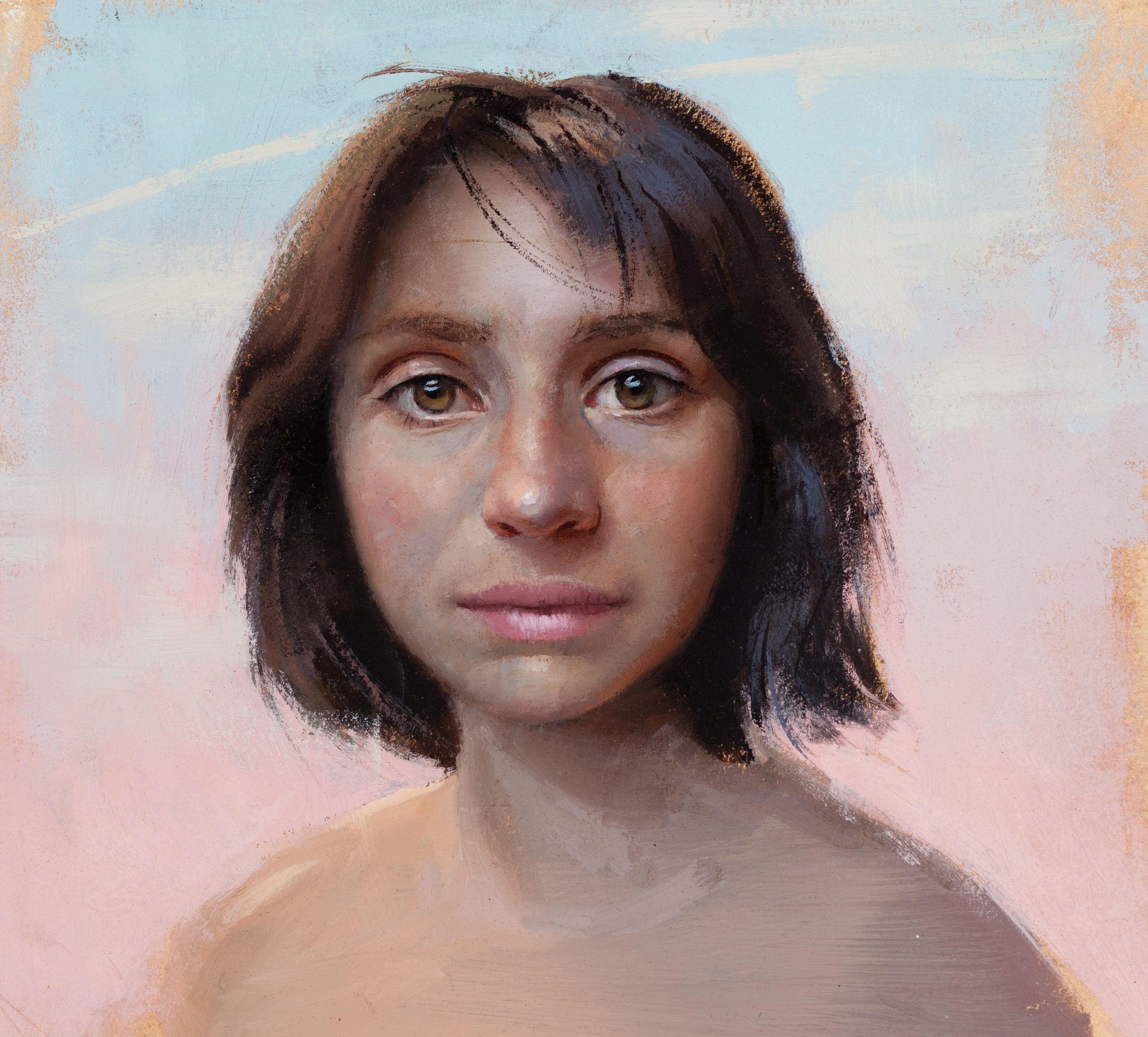 contemporary realism portrait paintings