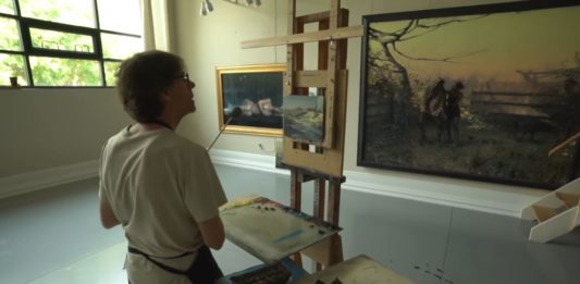 art studio tour - Daniel Sprick contemporary realism 12-07-20