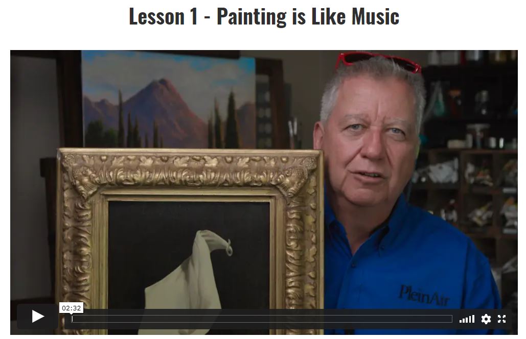 Link to video lesson 1: Painting is Like Music