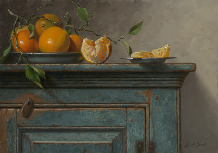Contemporary realism still life painting