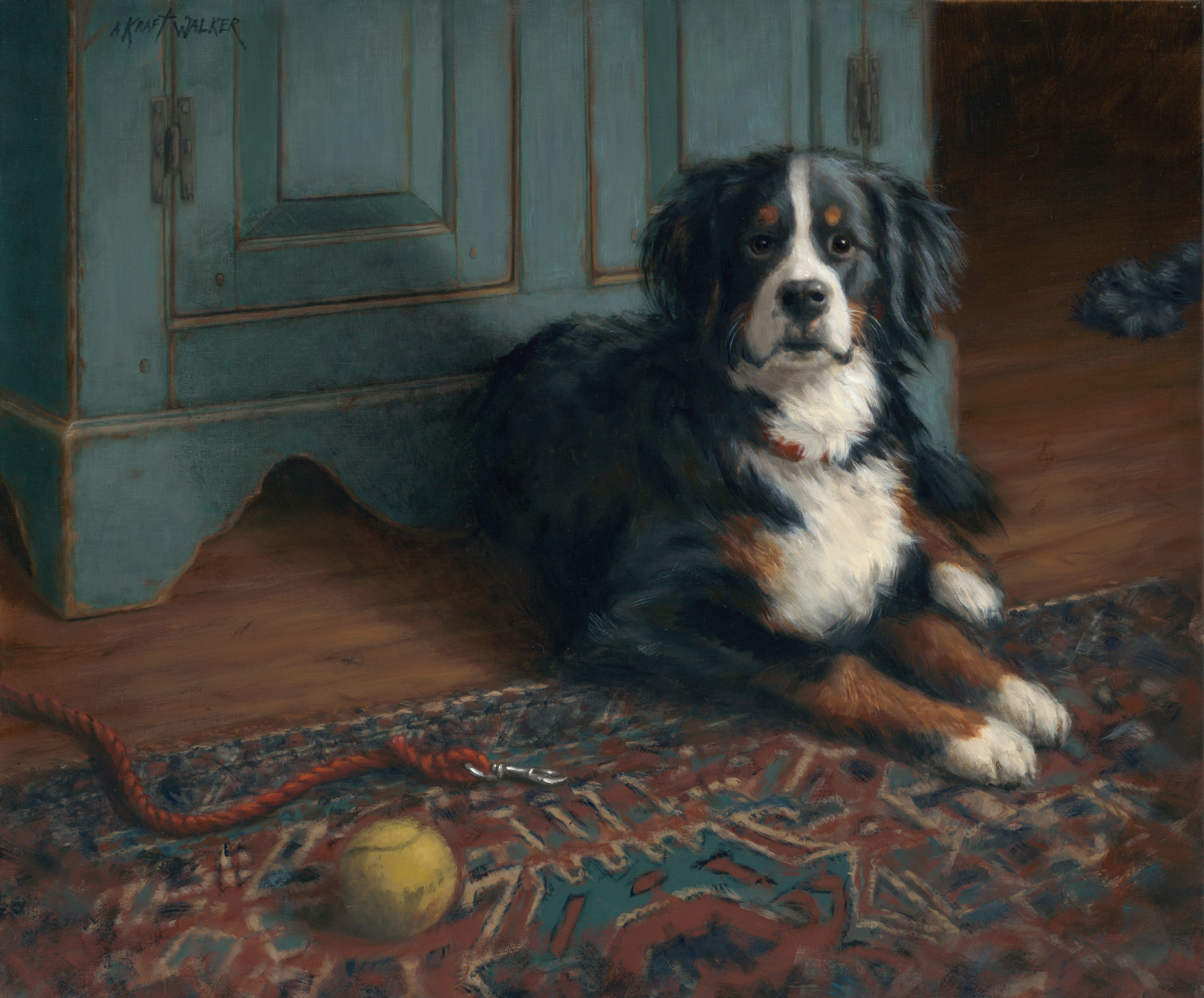 Art inspiration - painting of a dog