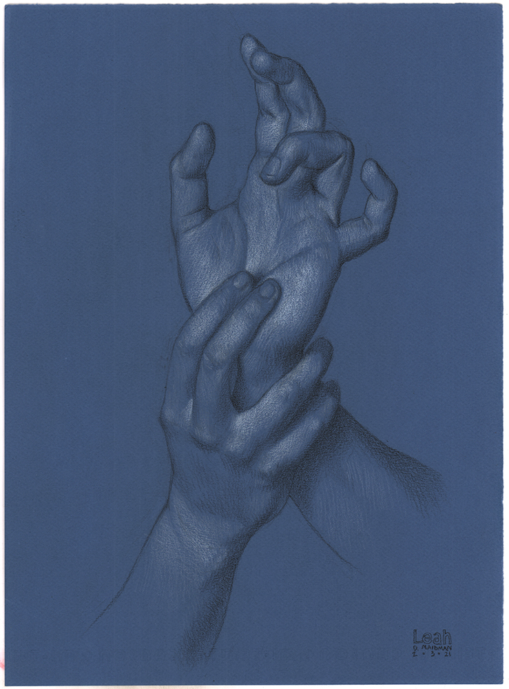 Contemporary realism - drawing hands