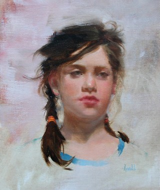 Portrait painting by Carol Arnold