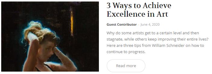 3 Ways to Achieve Excellence in Art