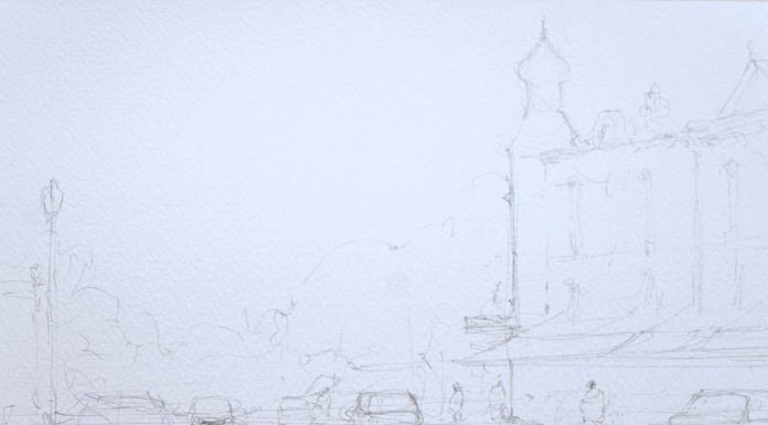 Cityscapes drawing exercise