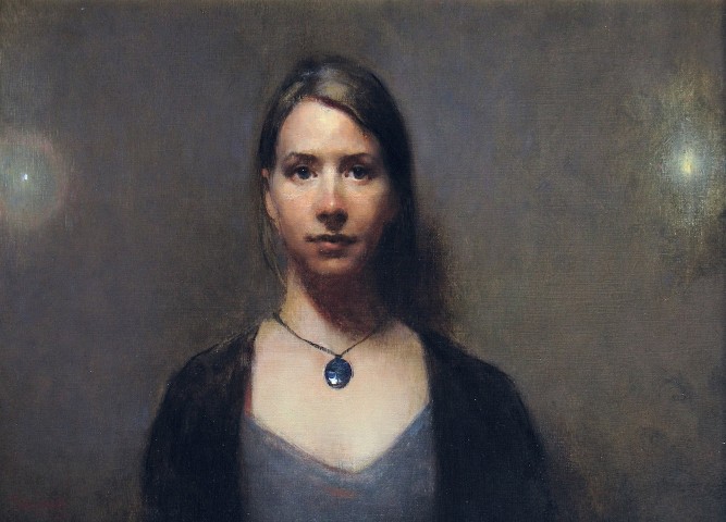 contemporary realism portrait painting