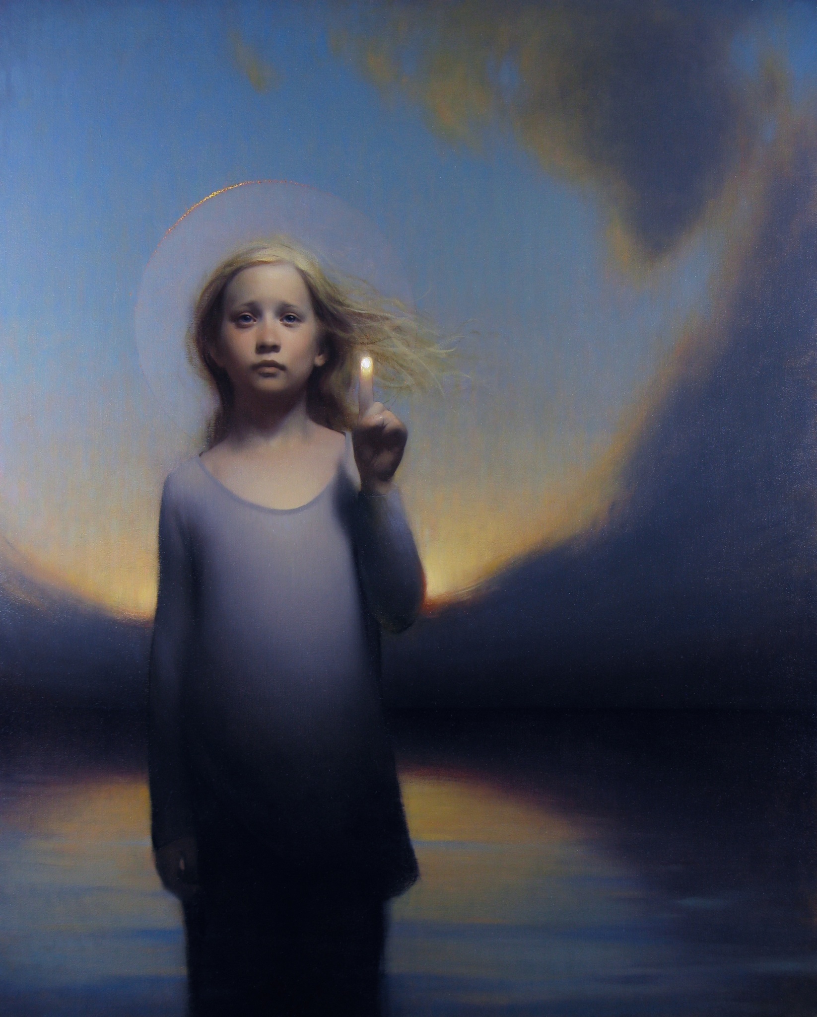 Contemporary realism narrative paintings