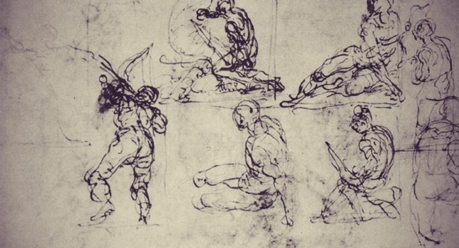 Tintoretto drawing studies