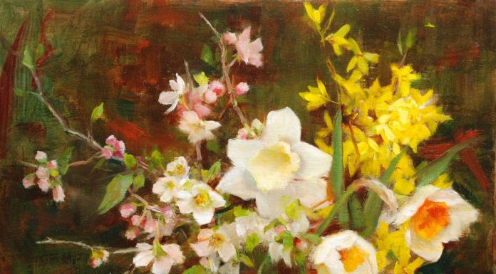 Art competitions - Plein Air Salon floral winner by Kathy Anderson