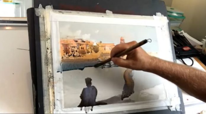 How to paint with watercolor - free lesson with Stewart White