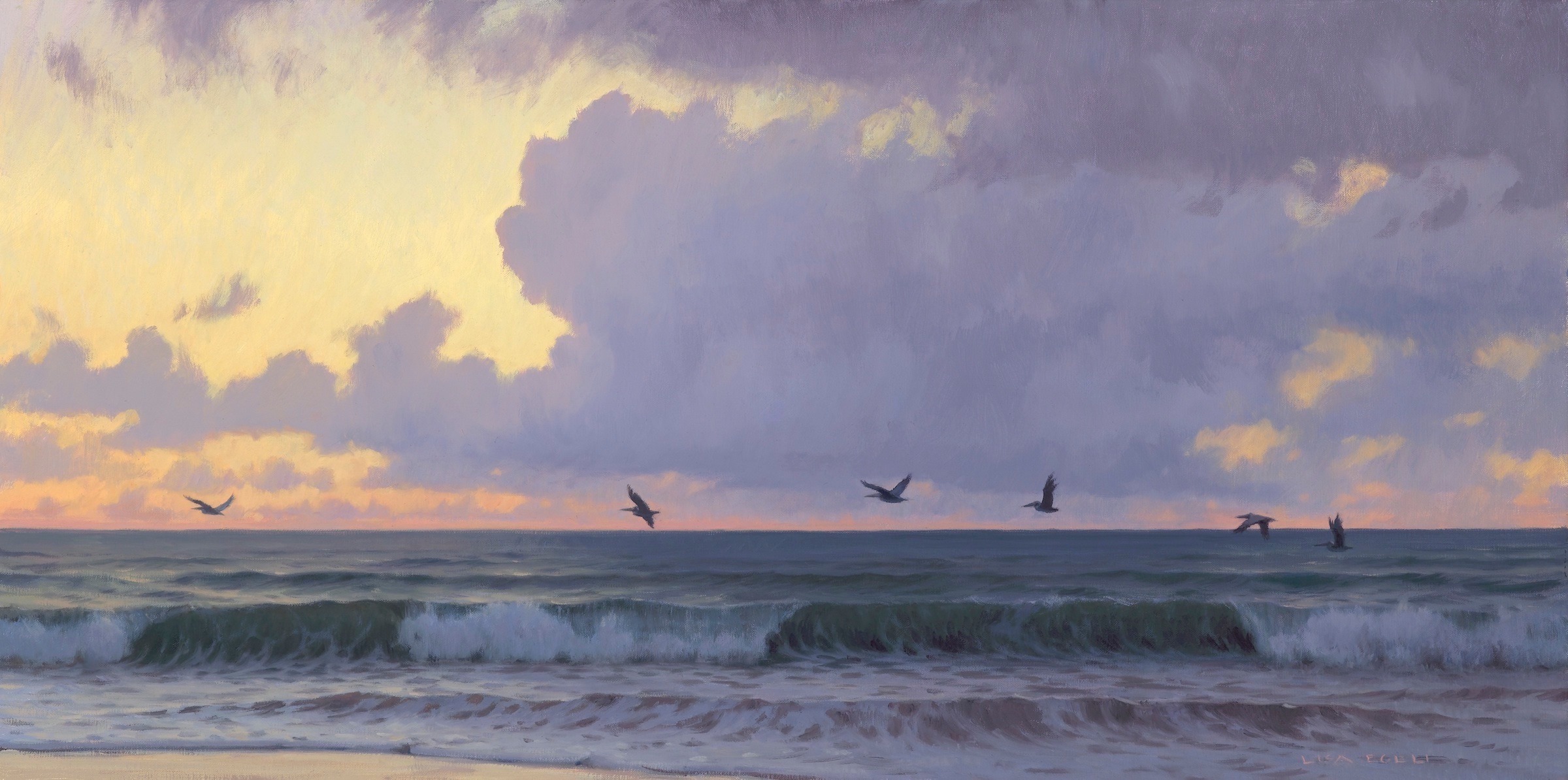 Realism Live - Lisa Egeli, "Good Things Come," Oil, 18 x 36 in.