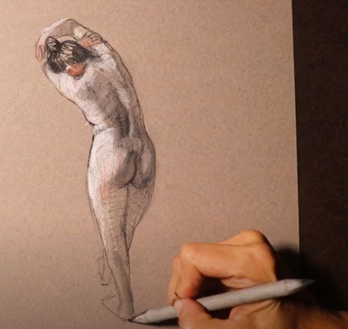 Gabriella Gonzalez Dellosso's lesson on drawing the figure from life