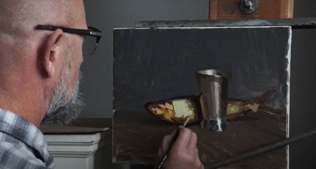 Jeffrey T. Larson's lesson on how to paint a realistic still life