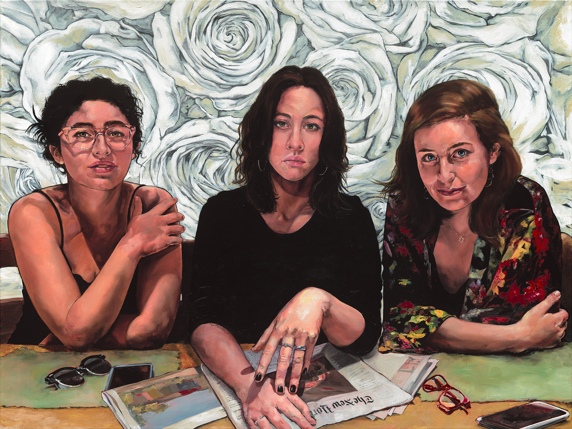 Contemporary realism - "The Sunday Girls" by Sherri Wolfgang