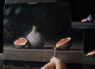 Sarah Margaret Gibson's still life painting demonstration