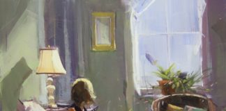 Colley Whisson, "A Time to Relax," 11 x 13 inches, Oil on panel
