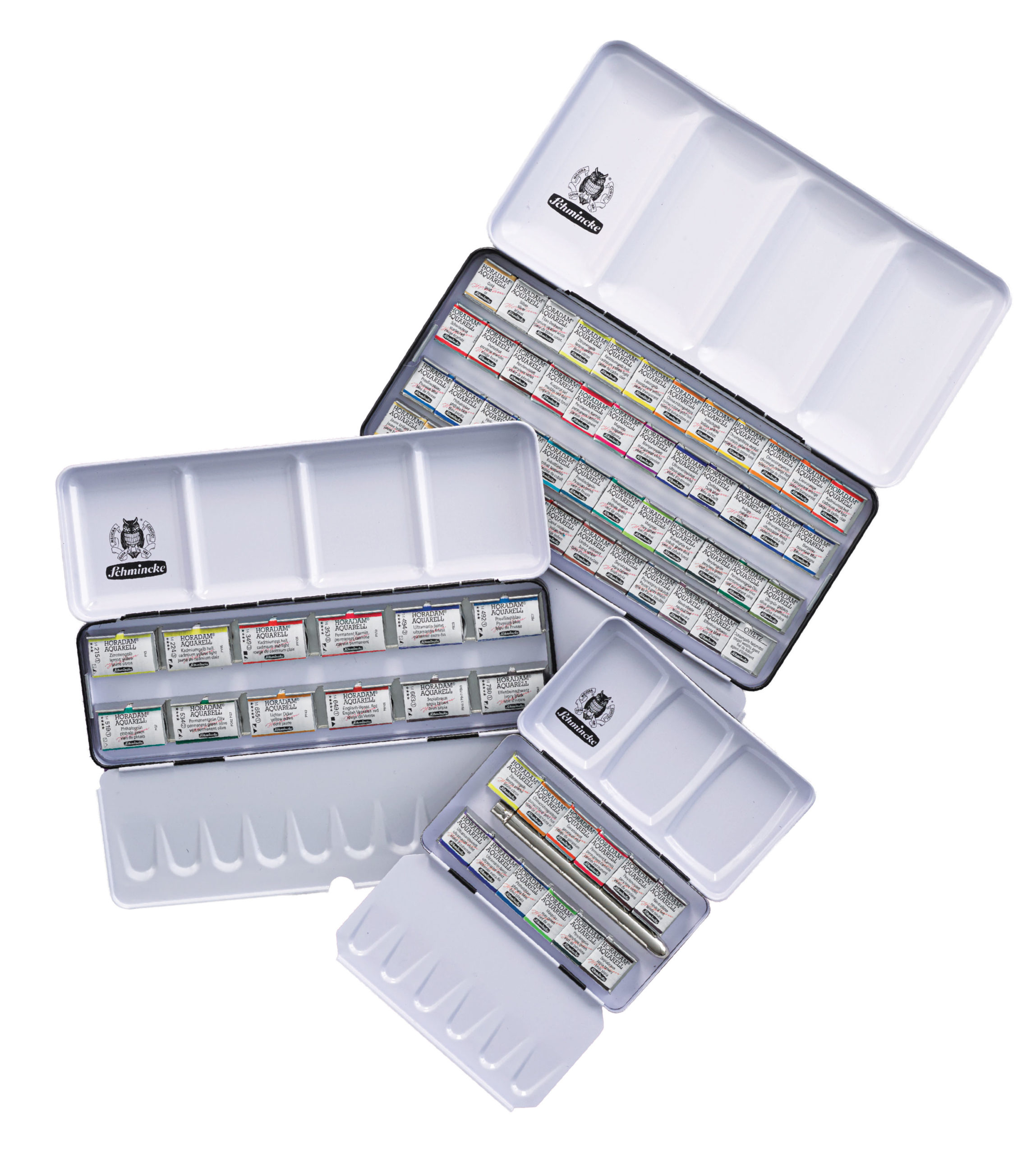 Watercolor sets for artists