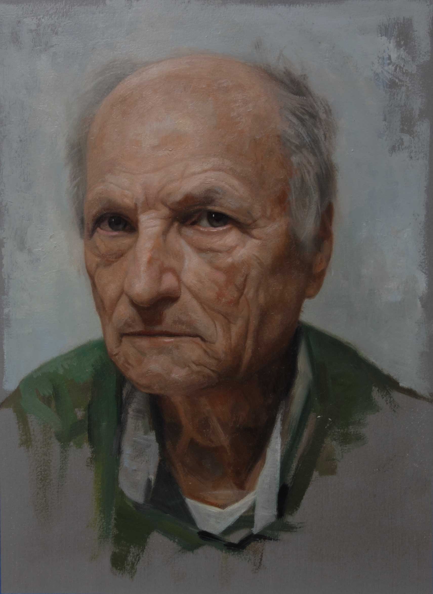 Portrait of Antonio López García, by David Kassan