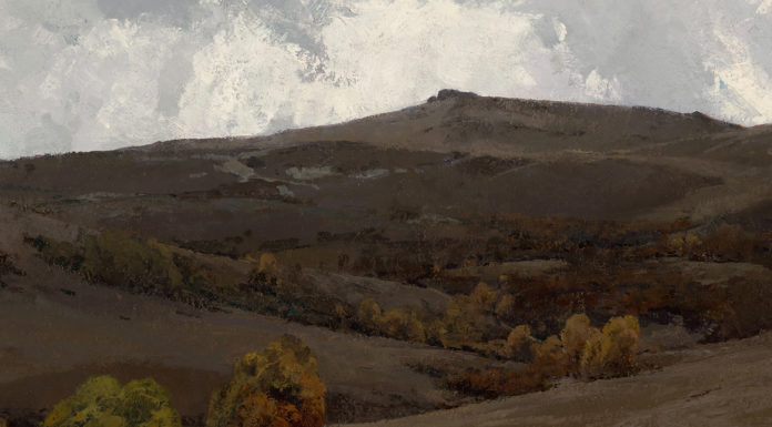 Learn Plein Air Skills to Improve Your Realism Detail of "Cloud Dance" by T. Allen Lawson, who is on the faculty of Plein Air Live 2023
