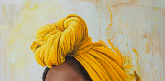 Jessica Oliveras, "Selfhood," oil on linen, 65 x 54 cm