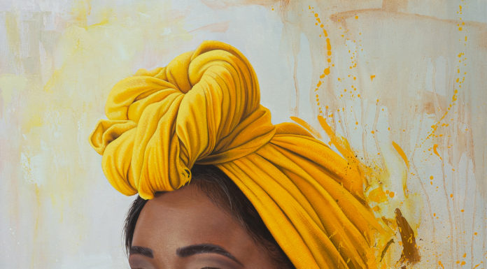 Jessica Oliveras, "Selfhood," oil on linen, 65 x 54 cm