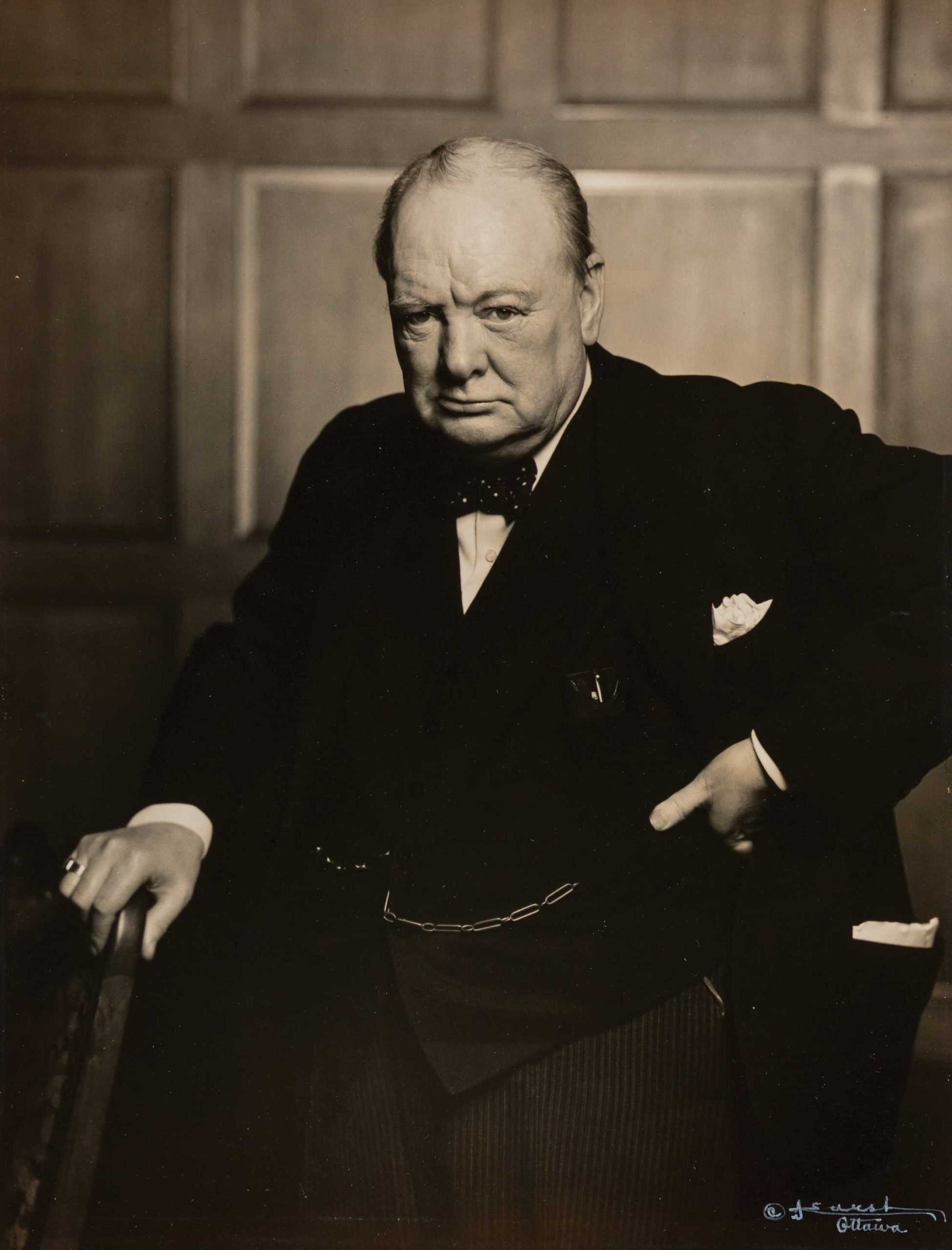 Portraiture - photo of Winston Churchill
