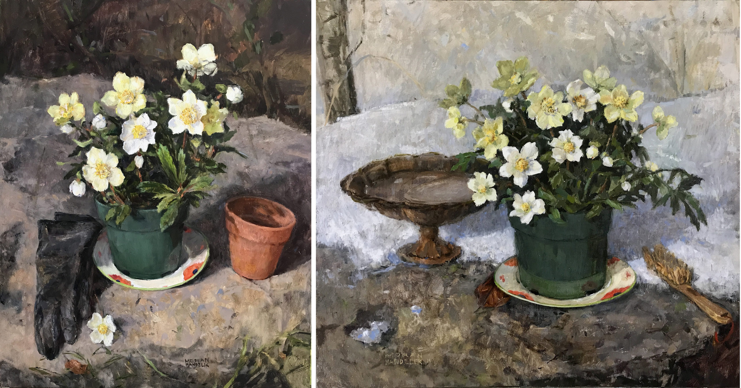 Paintings of flowers
