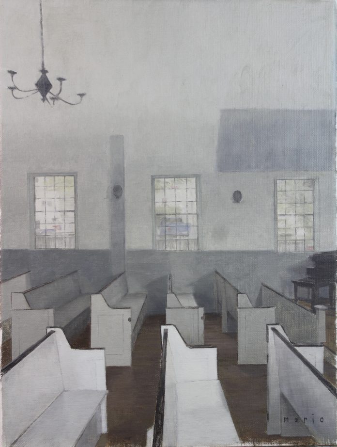 Painting of a church - Mario Robinson