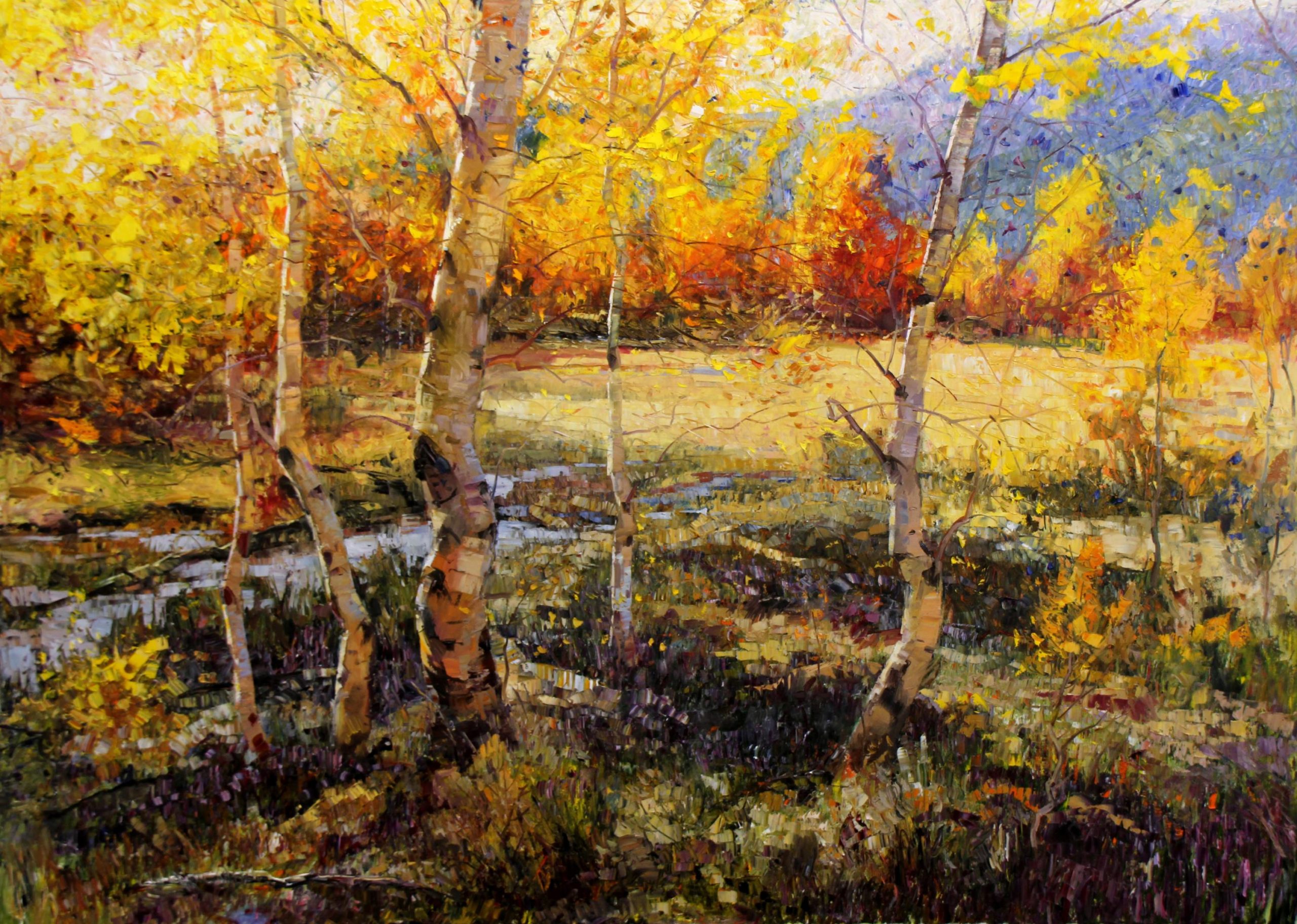 realism oil painting landscape