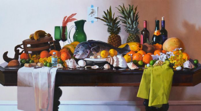 Contemporary realism still life painting