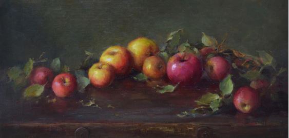 How to paint still life apples