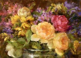 How to paint still life flowers