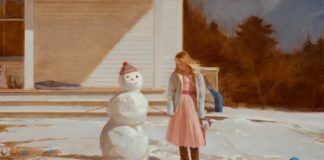 painting of a snowman - How to paint narrative art